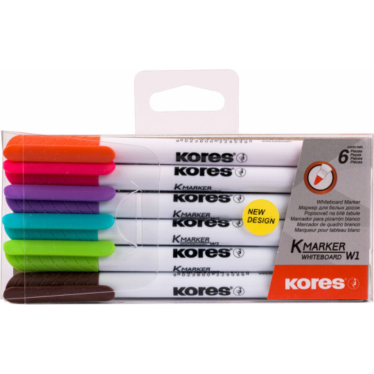 Kores K-MARKER popisovače set 6 barev