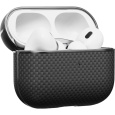 Pitaka Aramid Fiber pouzdro Apple AirPods Pro 2 black/grey (MagSafe)