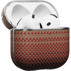 Pitaka Aramid Fiber pouzdro Apple AirPods 4 sunset