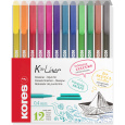 Kores K-LINER SET popisovače 12 barev