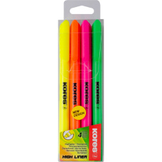 Kores HIGH LINER popisovače 4 barvy