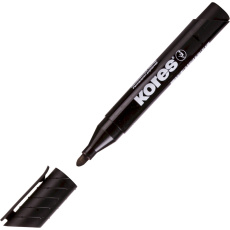 Kores K-MARKER permanentní popisovač s kulatým hrotem černý