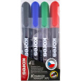 Kores K-MARKER permanentní popisovače s kulatým hrotem 4 barvy