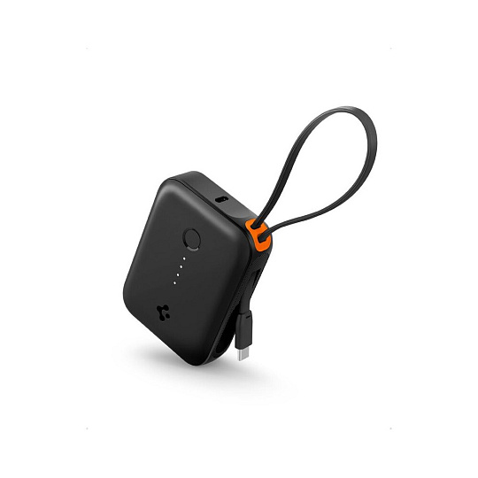 Spigen Essential powerbanka s kabelem 10000 mAh (30W) černá (EA3010BT)