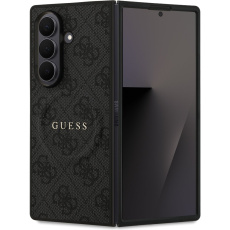 Guess PU Leather 4G Colored Ring Magnetic kryt Samsung Galaxy Z Fold 7 černý