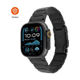 FIXED Titanium Strap titanový řemínek Apple Watch 44/45/46/49mm, černý