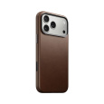 Nomad Traditional Leather Case MagSafe kožený kryt iPhone 17 Pro Max Brown