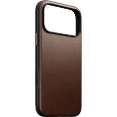 Nomad Modern Leather Case MagSafe kožený kryt iPhone 17 Pro Max Brown