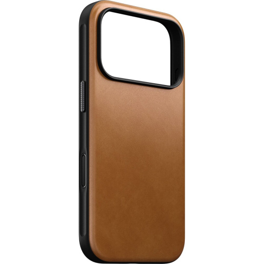 Nomad Modern Leather Case MagSafe kožený kryt iPhone 17 Pro English Tan