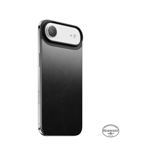 Nomad Magnetic Leather Back (Horween) Magsafe kožený kryt iPhone Air Black Nomad Magnetic Leather Back (Horween) Magsafe kožený kryt iPhone Air Black