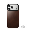 Nomad Magnetic Leather Back (Horween) Magsafe kožený kryt iPhone 17 Pro Rustic Brown