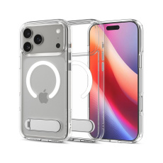 Spigen Ultra Hybrid S MagSafe kryt iPhone 17 Pro clear white