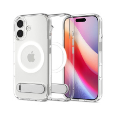 Spigen Ultra Hybrid S MagSafe kryt iPhone 17 clear white