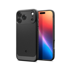 Spigen Rugged Armor MagSafe kryt iPhone 17 Pro Max matte black