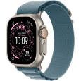 Apple Watch Ultra 3 (2025) 49mm Přírodní titan se světle modrým alpským tahem M