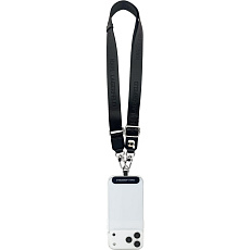 Karl Lagerfeld Universal Crossbody popruh Karl Patch černý