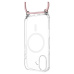 FIXED MagPure Neck kryt s růžovou šňůrkou na krk pro Apple iPhone 17
