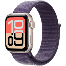 Apple Watch 41/40/38mm mlžně fialový provlékací sportovní řemínek