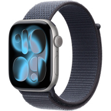 Apple Watch 49/46/45/44mm ocelově modrý provlékací sportovní řemínek