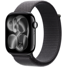 Apple Watch 49/46/45/44mm tmavě šedý provlékací sportovní řemínek