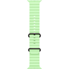 Apple Watch 49/46/45/44mm neonově zelený Oceánský řemínek černý titan