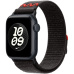 Apple Watch 41/40/38mm Midnight Black provlékací sportovní řemínek Nike