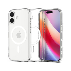 Spigen Ultra Hybrid MagSafe kryt iPhone 17 clear white