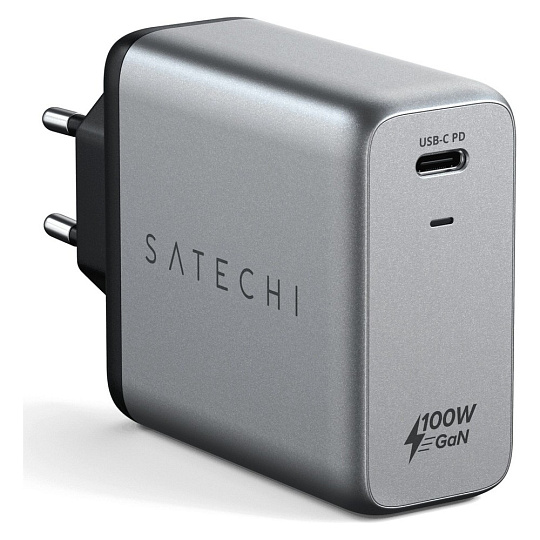 Satechi 100W USB-C PD Wall Charger nabíječka vesmírně šedý