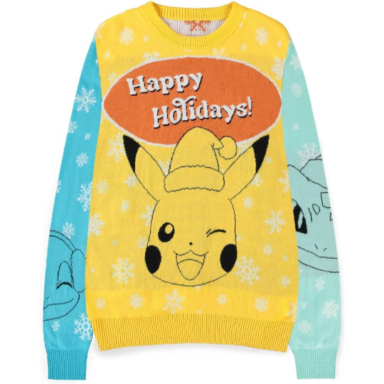 Vánoční svetr Pokémon - Pikachu and Crew XS