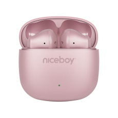 Niceboy Beans 4 POP bezdrátová sluchátka růžová