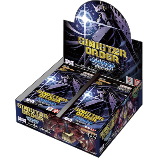Digimon Card Game Sinister Order EX-10 Extra Booster Box (24 boosterů)