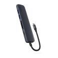 Epico 6v1 hliníkový hub 8K s USB-C hvězdně temně inkoustový