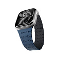 Epico Magnetic+ silikonový řemínek pro Apple Watch 42/41/40/38mm modrý