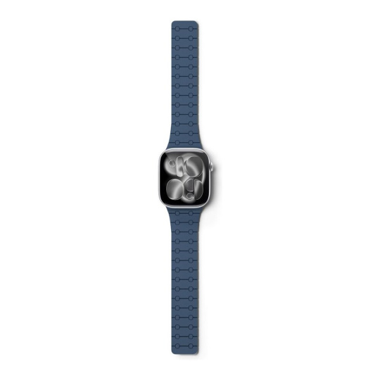 Epico Magnetic+ silikonový řemínek pro Apple Watch 42/41/40/38mm modrý Epico Magnetic+ silikonový řemínek pro Apple Watch 42/41/40/38mm modrý
