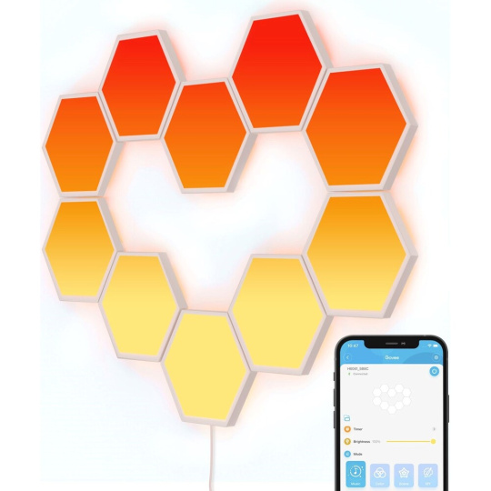 Govee RBIC Glide Hexa světelné panely 10ks