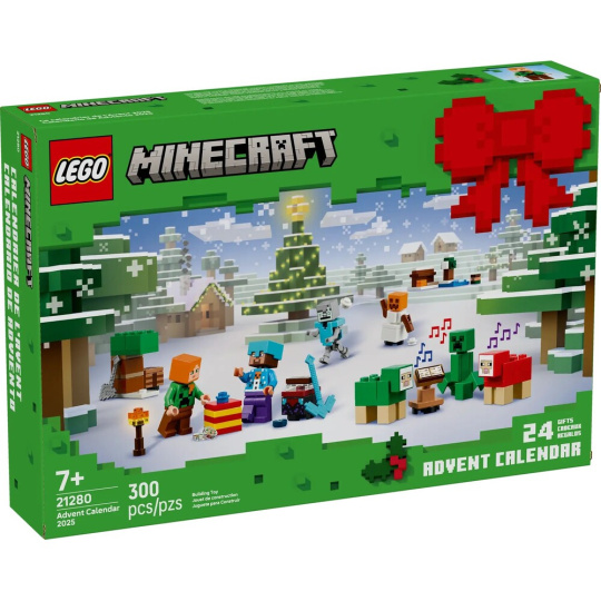 LEGO Minecraft 21280 Adventní kalendář 2025 LEGO Minecraft 21280 Adventní kalendář 2025