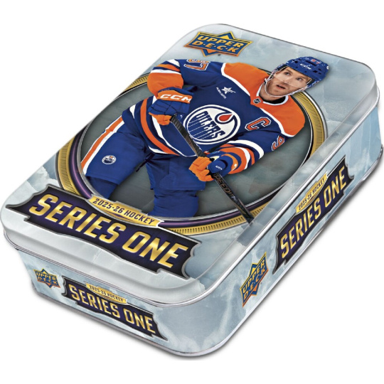 Hokejové karty 2025/26 Upper Deck Series 1 Hockey TIN Box