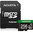 ADATA Speed Plus MicroSDXC karta 256GB + SD adaptér