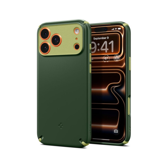 Spigen Nano Pop Hybrid MagSafe kryt iPhone 17 Pro avo green