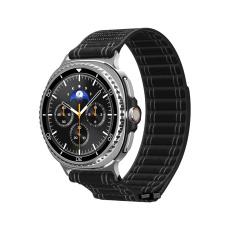 Spigen Fabric Band řemínek (hook-and-loop) Samsung Galaxy Watch8 46/44/40mm černý