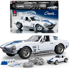 Mattel Brick Shop sestavitelný model Hot Wheels - Corvette Grand Sport (Elite series)
