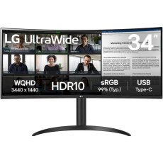 LG UltraWide 34WR55QK-B monitor 34"