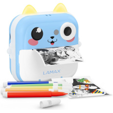 LAMAX InstaKid2 AI Plus dětský fotoaparát modrý LAMAX InstaKid2 AI Plus dětský fotoaparát modrý
