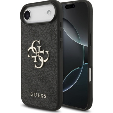 Guess PU 4G Metal Logo kryt iPhone Air šedý
