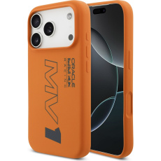 Oracle Red Bull Racing Silicone MV1 MagSafe kryt iPhone 17 Pro oranžový