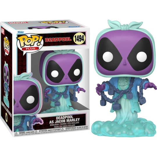 Funko POP! #1494 Plus Marvel: Deadpool Literary Classics - Deadpool as Jacob Marley Funko POP! #1494 Plus Marvel: Deadpool Literary Classics - Deadpool as Jacob Marley