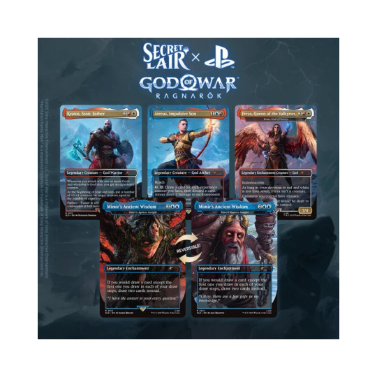 Set karet Magic: The Gathering - Secret Lair x God of War: Norse - EN