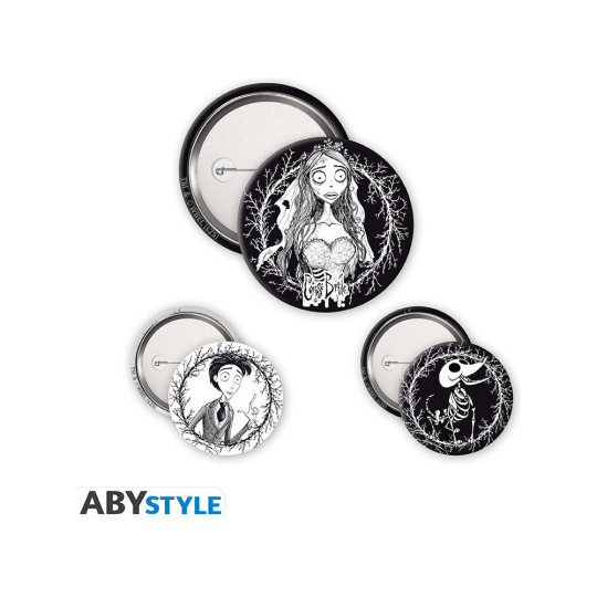 Odznáčky Abysse Corp Corpse Bride - Trio
