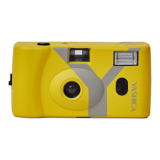 YASHICA MF-1 Snapshot Art Camera analogový fotoaparát žlutý