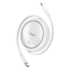 Baseus Free2Pull USB-C/USB-C napájecí kabel 100W 1m bílý